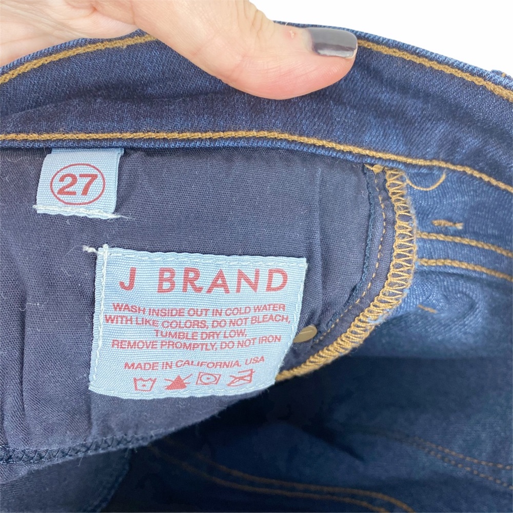 J BRAND Skinny Ankle Jeans Ignite Mid Rise Size 27 - Picture 5 of 9